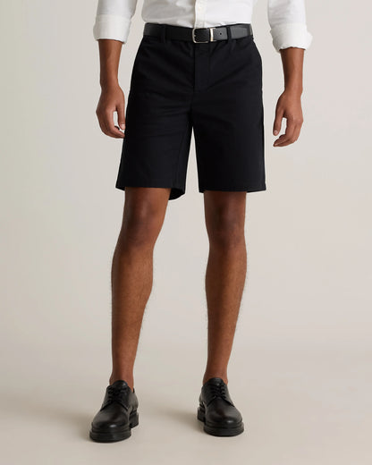 Organic Cotton Classic Stretch Chino Shorts - 9" - 30 / Sand Dune