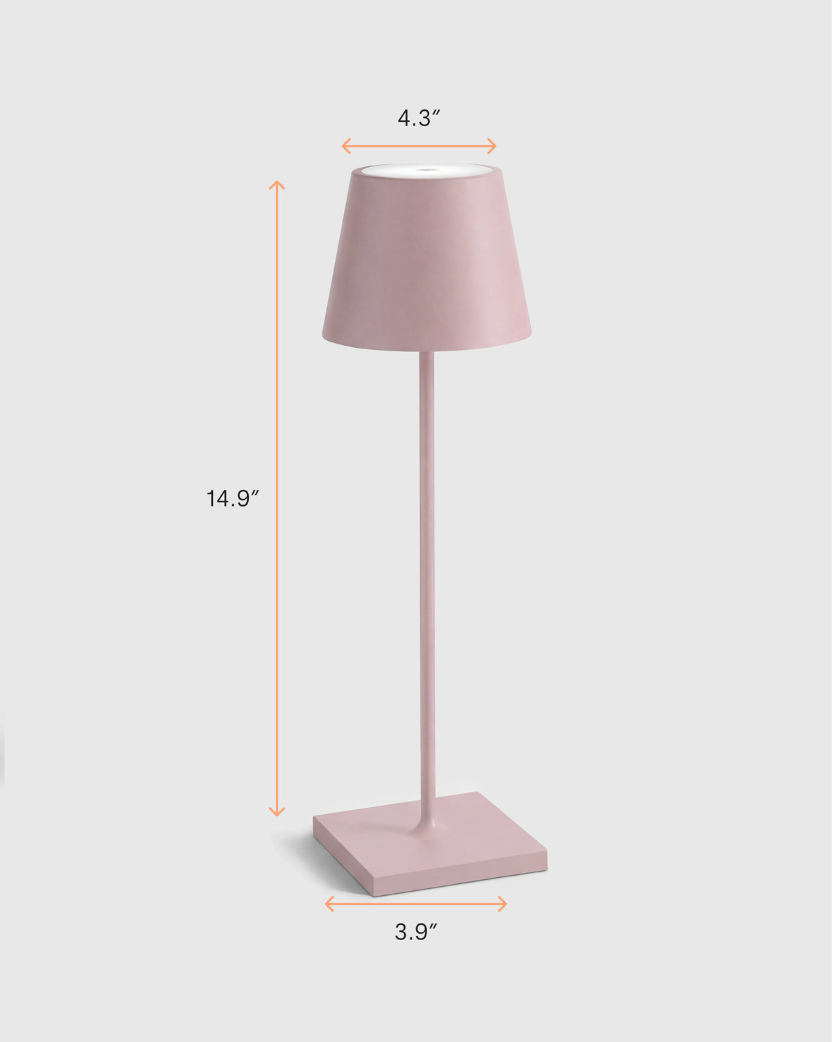 Poldina Pro Rechargeable Table Lamp by Zafferano - Regular / White