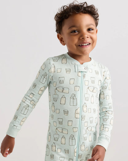 100% Organic Cotton Footie Pajama - 2T / Vehicles