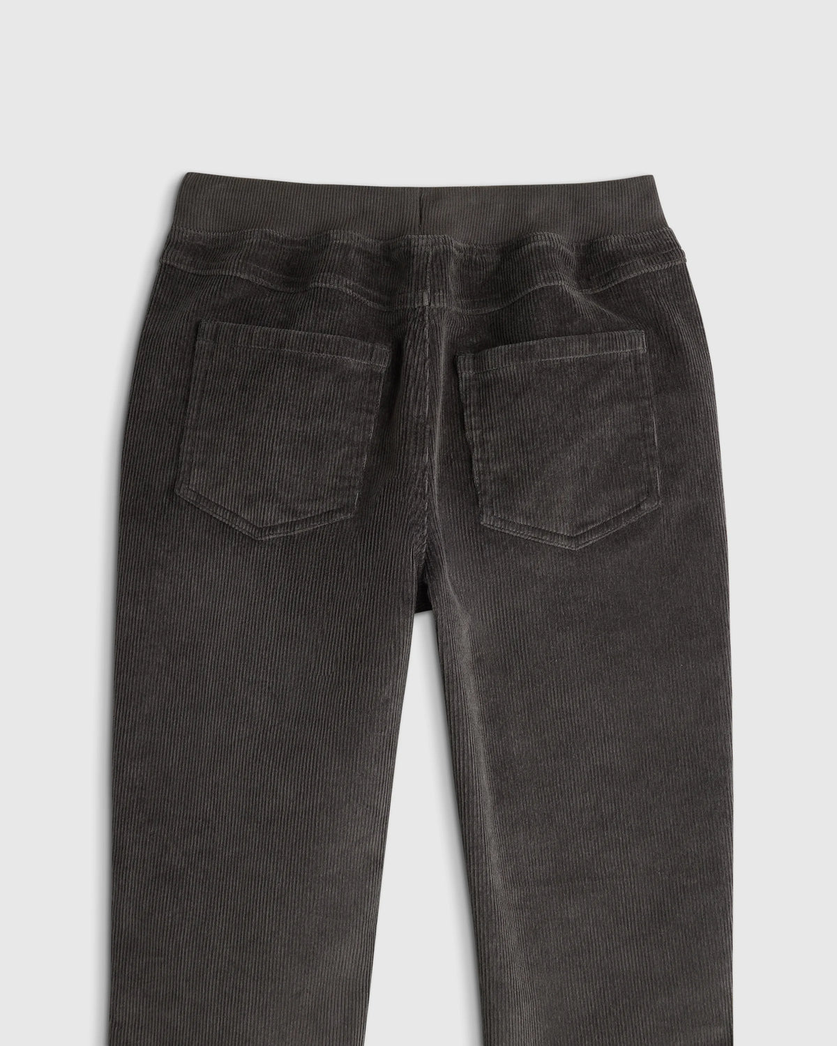Organic Cotton Stretch Corduroy Pull-on Pant - 2T / Dark Coal
