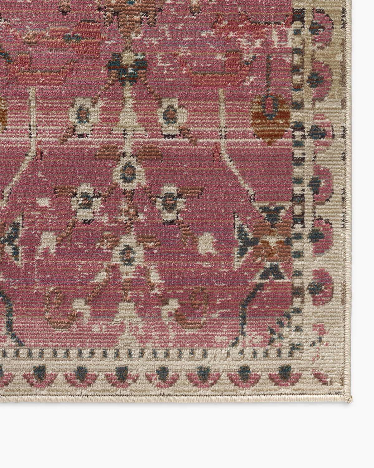 Talula Indoor/Outdoor Rug - 4' x 5'7" / Pink