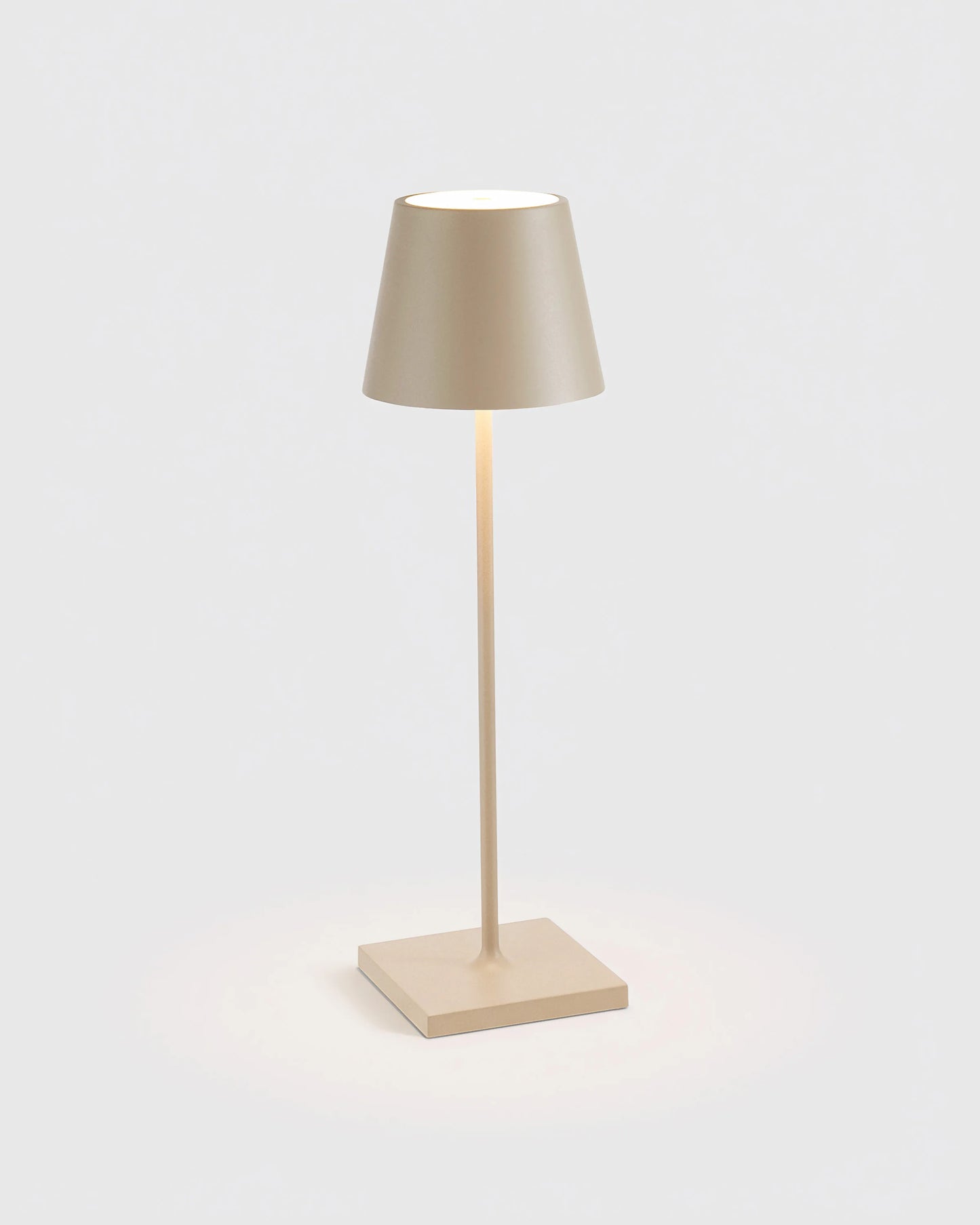 Poldina Pro Rechargeable Table Lamp by Zafferano - Regular / White