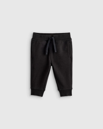 Organic Cotton French Terry Joggers - 3-6M / Blue Stars