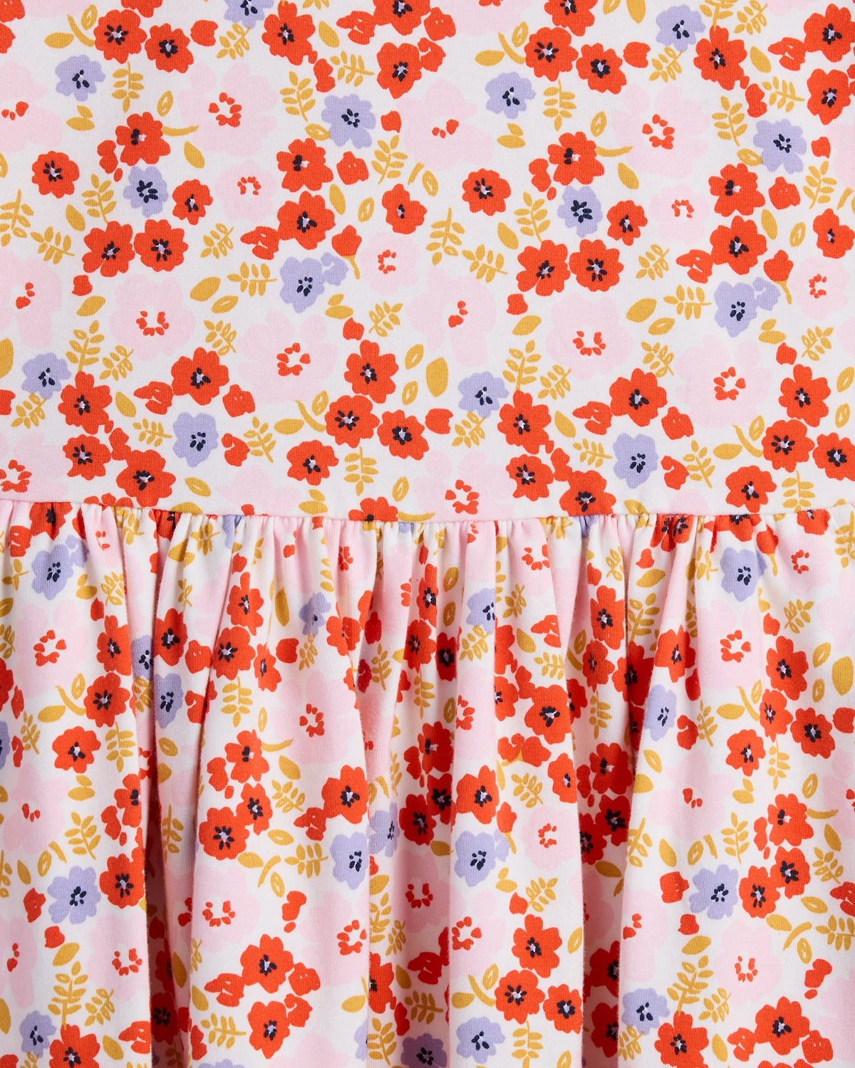 Organic Cotton Skater Dress - 2T / Sweet Cherries