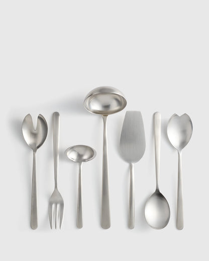 Linea 7-Pc Serving Utensil Set by Mepra - One Size / Polished Stainless Steel