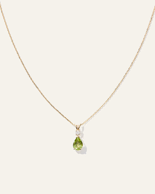 14K Gold Diamond & Semi-Precious Gemstone Drop Necklace - One Size / Yellow Gold