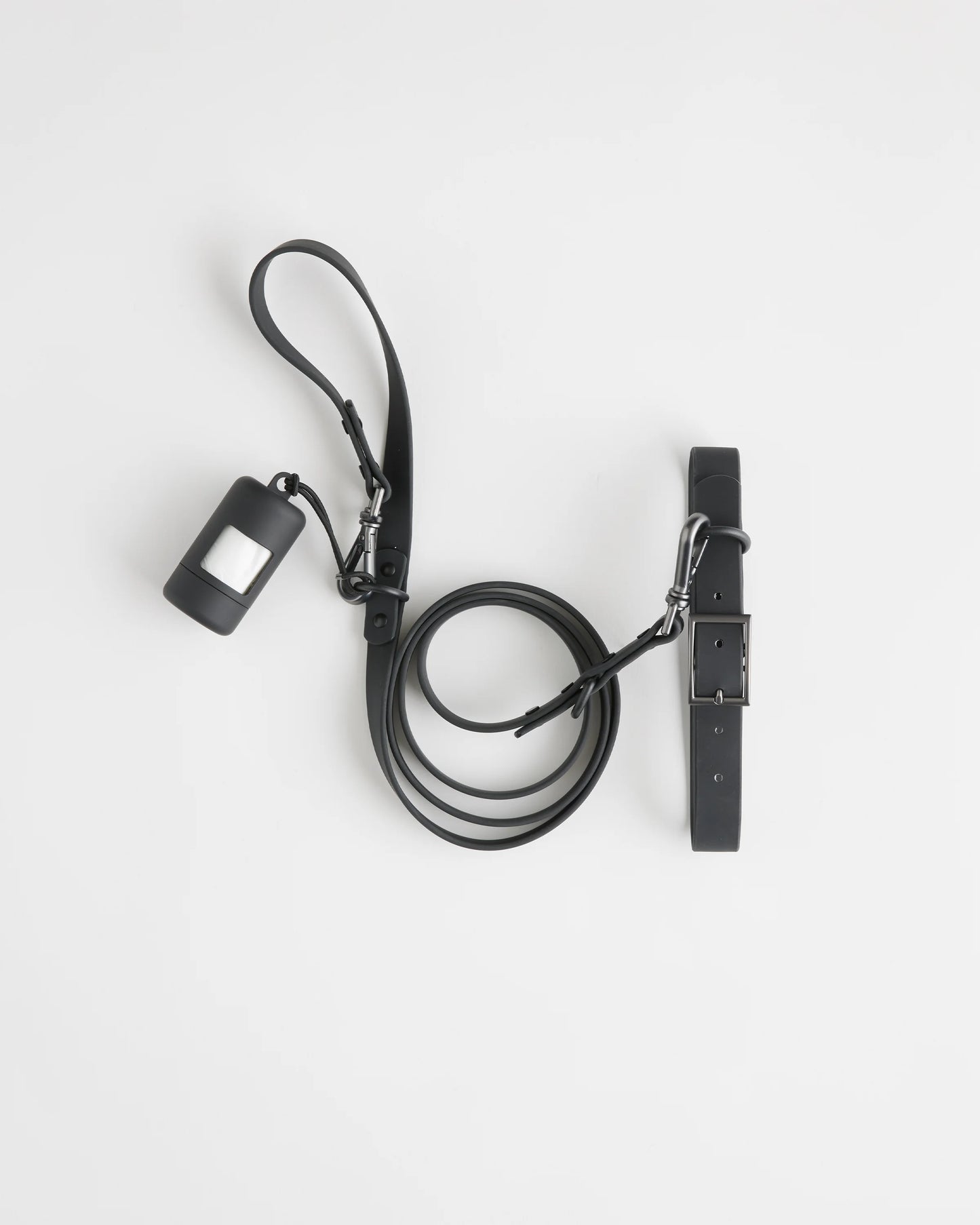 Dog Collar Walk Kit - XS / Black