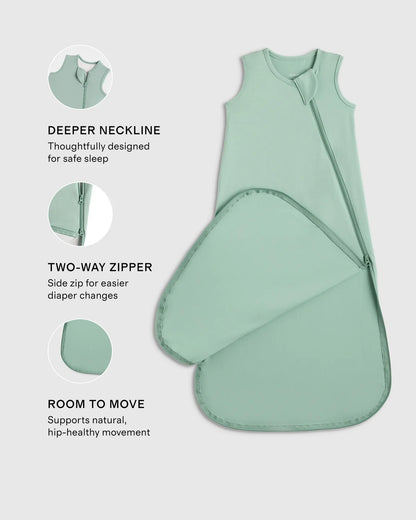 Bamboo Sleep Bag 0.5 TOG - S / Colony Blue