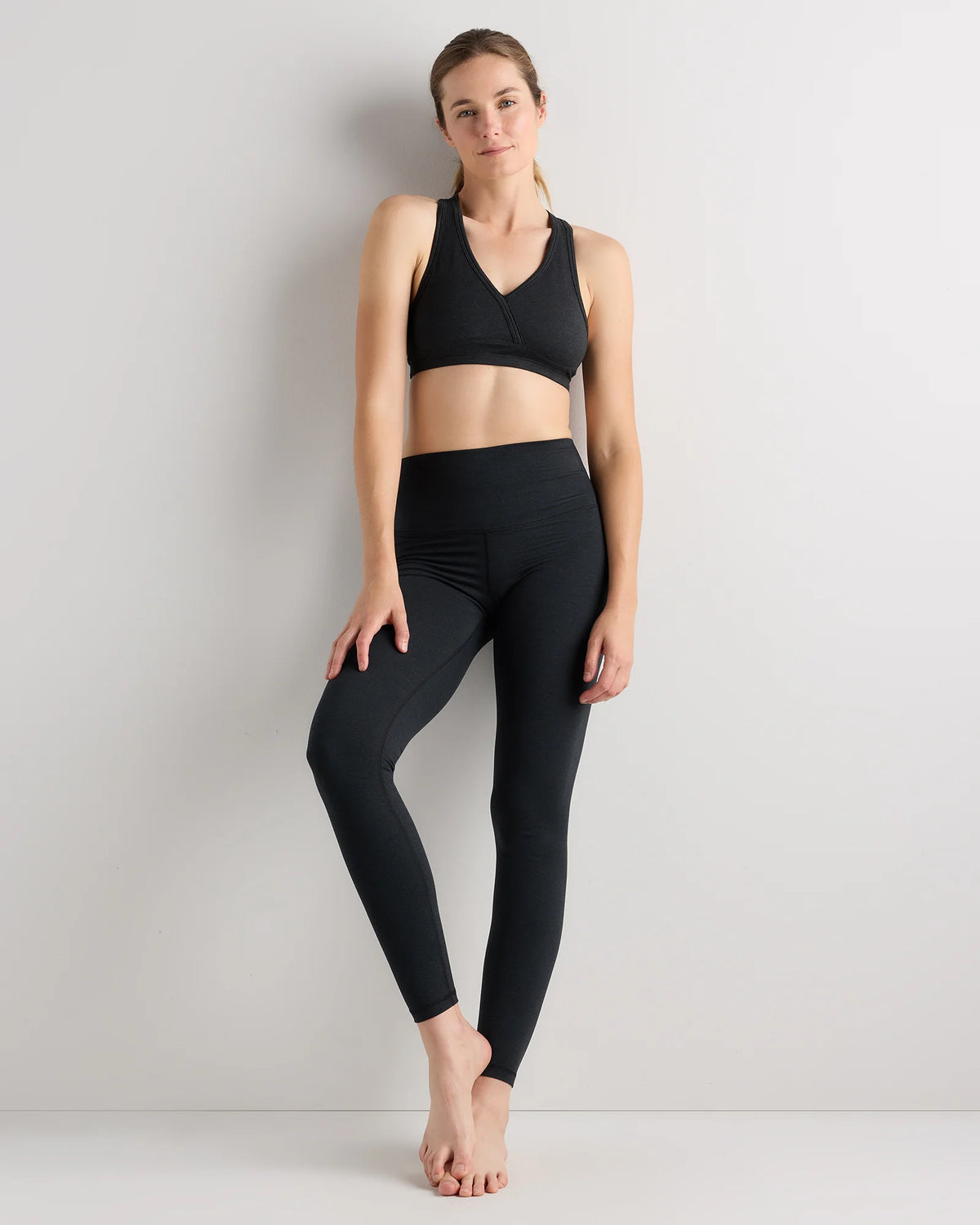 Ultra-Soft High-Rise Legging - XS / Heather Oatmeal