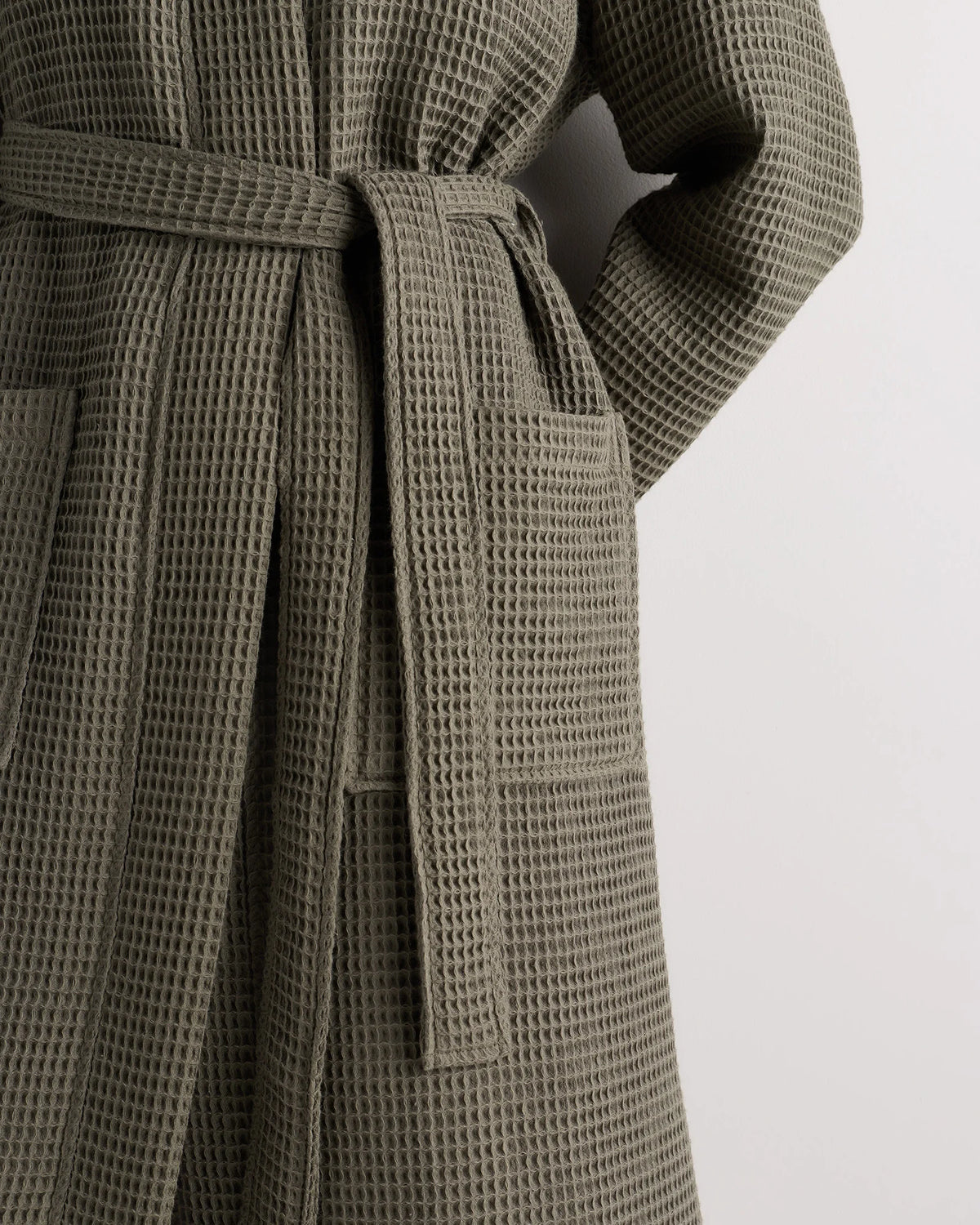 Organic Turkish Waffle Robe - XS / White