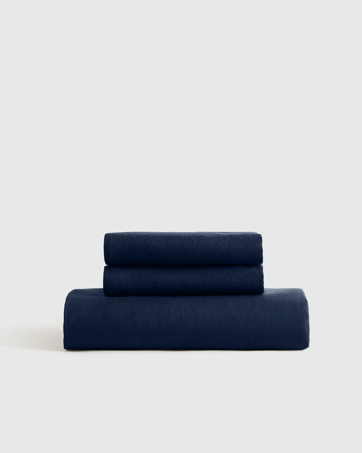 European Linen Fitted Sheet Set - Twin / Peach
