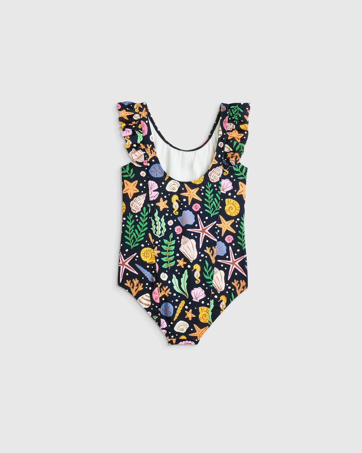 Ruffle One Piece Swimsuit - 6 / Soft Ditsy Floral