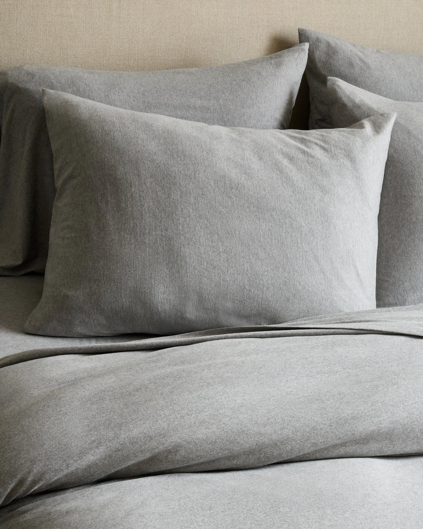 Organic Jersey Duvet Cover Set - Twin / Light Blue