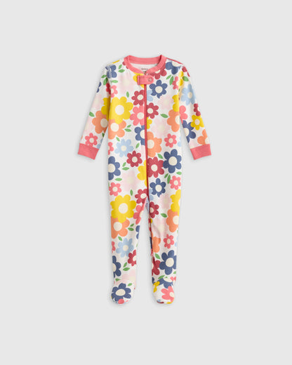 100% Organic Cotton Footie Pajama - 0-3M / Vehicles