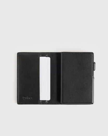 Italian Leather RFID Card Holder - One Size / Hickory