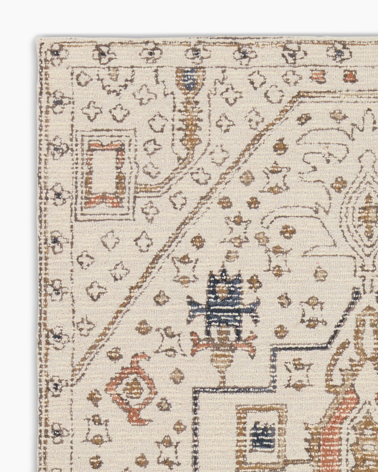 Zadie Wool Rug - 5' x 8' / Beige