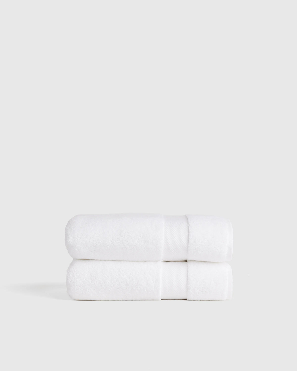 Turkish Ultra Plush Bath Towel (Set of 2) - One Size / White