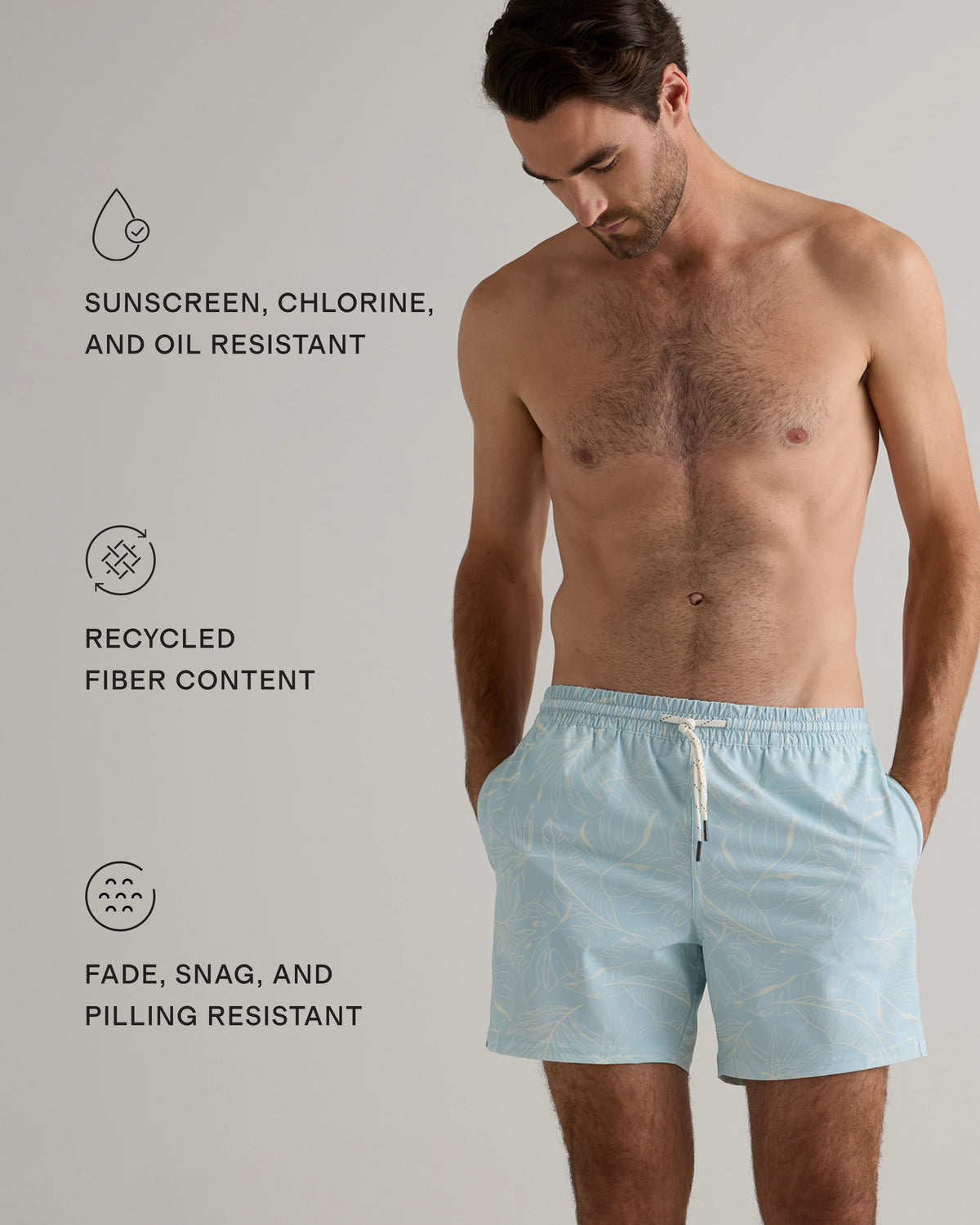 Italian Swim Trunks - 5.5" - XS / Navy Diamond Geo