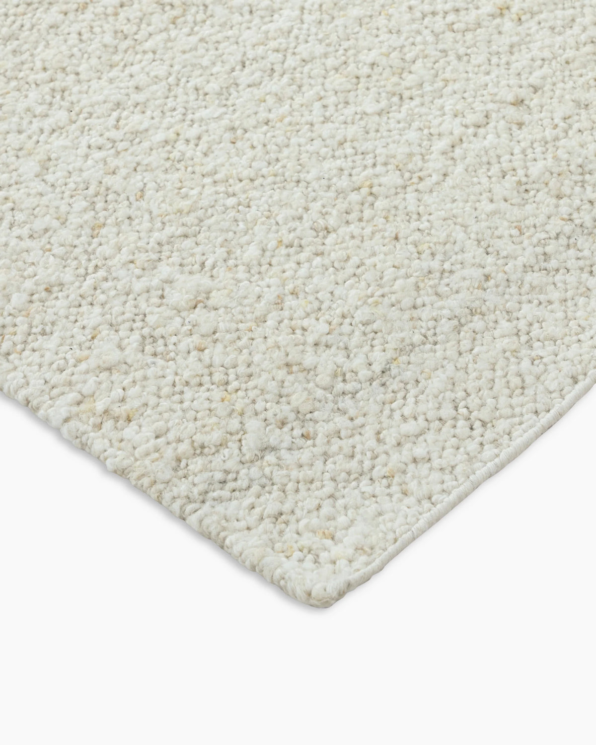 Liam Handwoven Wool Boucle Rug - 5' x 8' / Brown