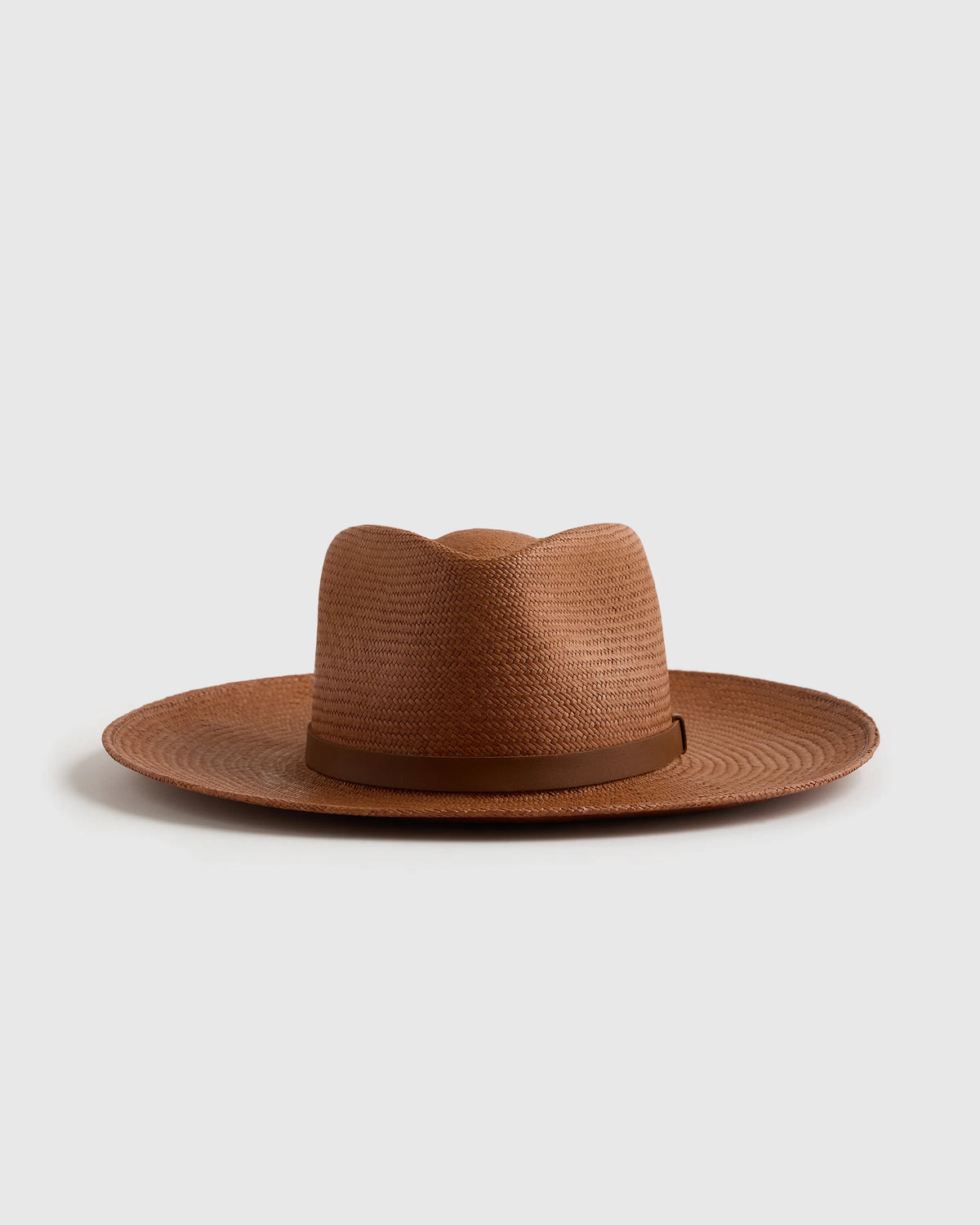 Toquilla Straw Wide Brim Panama Hat - S / Natural