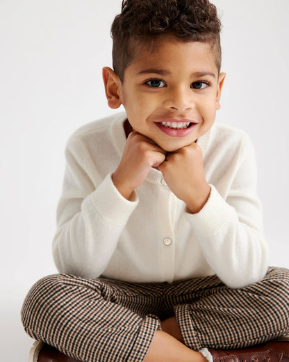Washable Cashmere Cardigan - 2T / True Navy