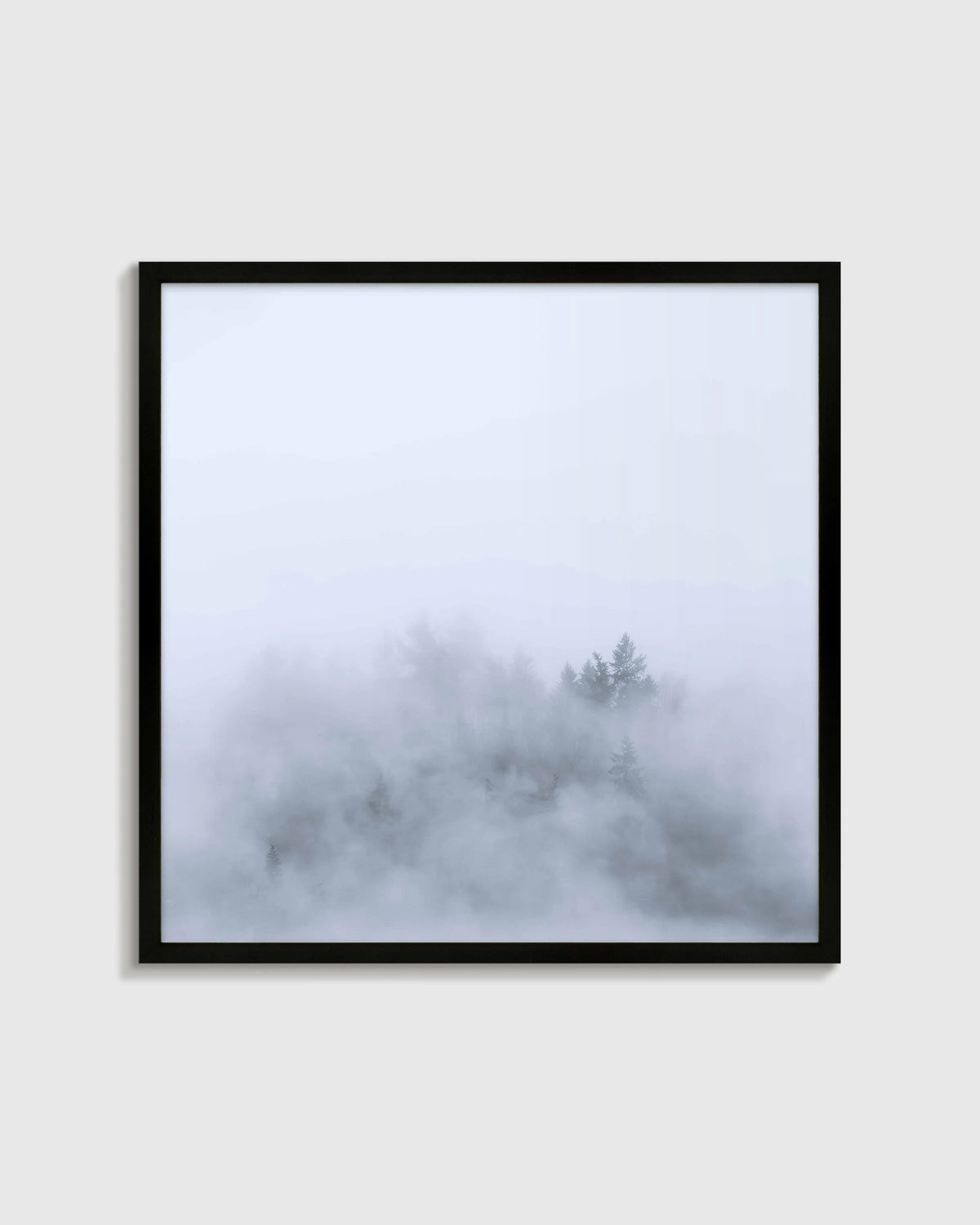Above the Mist by Laura Zimmerman - 21.25"x21.25" / White