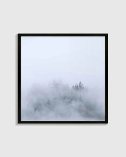 Above the Mist by Laura Zimmerman - 21.25"x21.25" / White