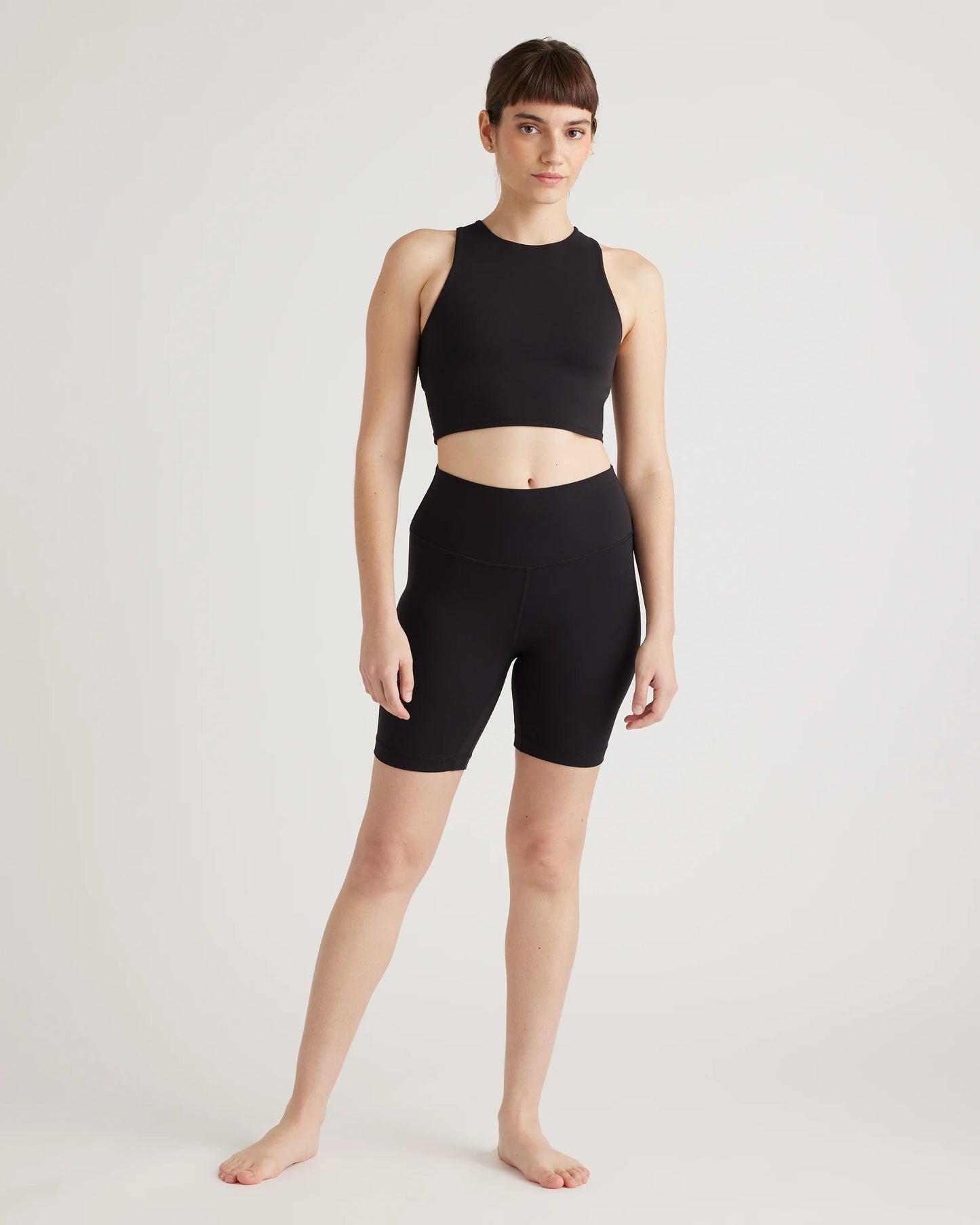 Ultra-Form High-Neck Cropped Tank - XS / Black Camo