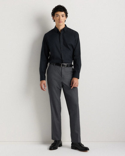 Italian Leather Monk Strap Oxford - 7 / Black