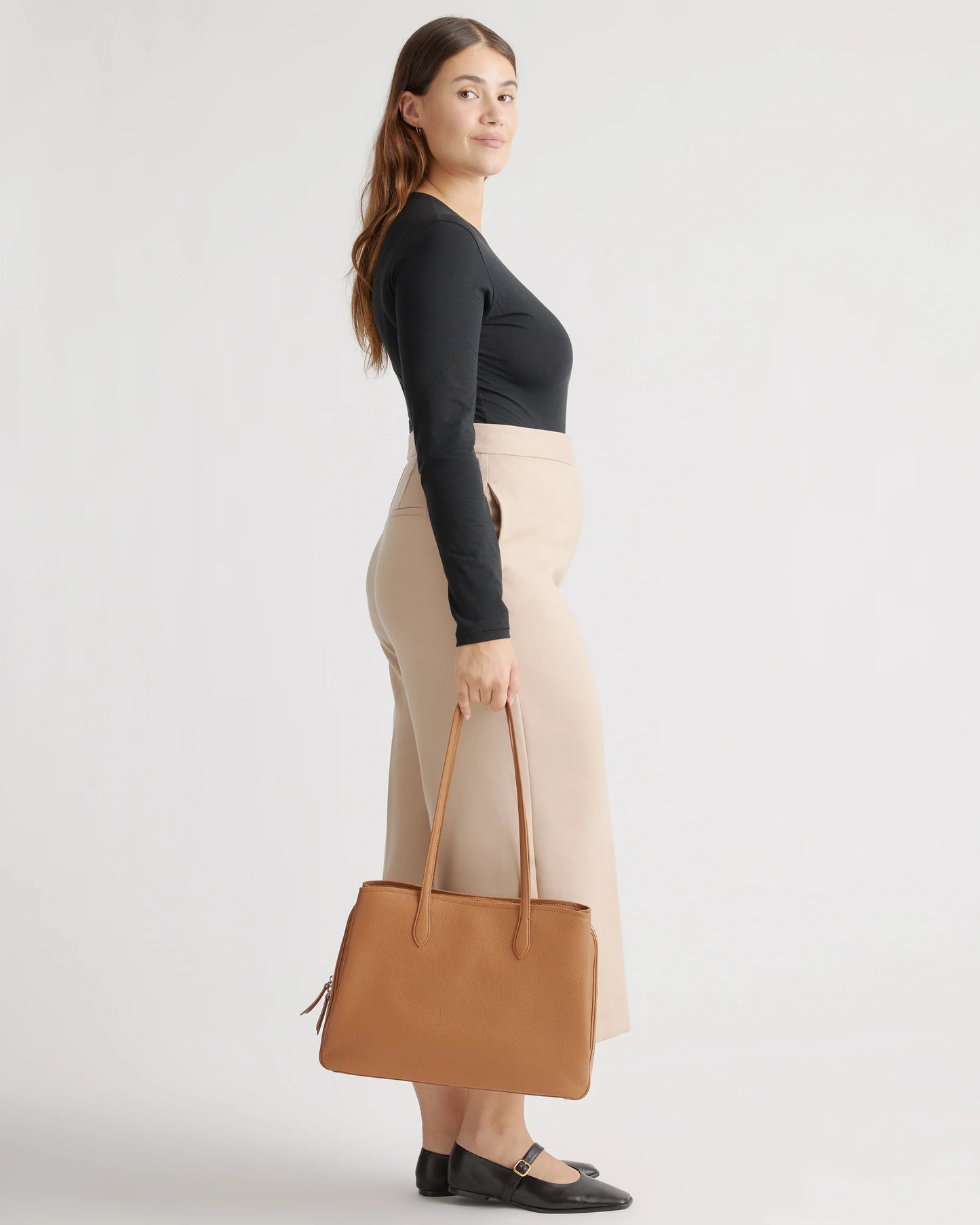 Vivienne Work Tote - One Size / Soft Ivory