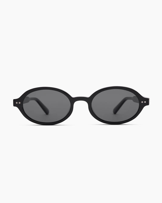 Mallorca Polarized Acetate Sunglasses - One Size / Black with Grey lens