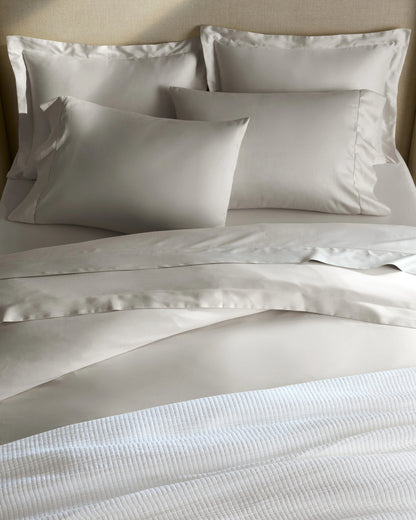 Signature Giza Cotton Sateen Duvet Cover Set - Twin / Sand
