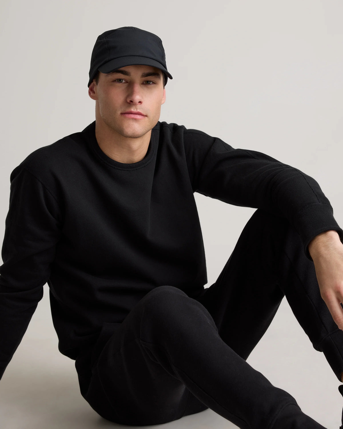 Organic Midweight French Terry Crewneck - S / Deep Navy