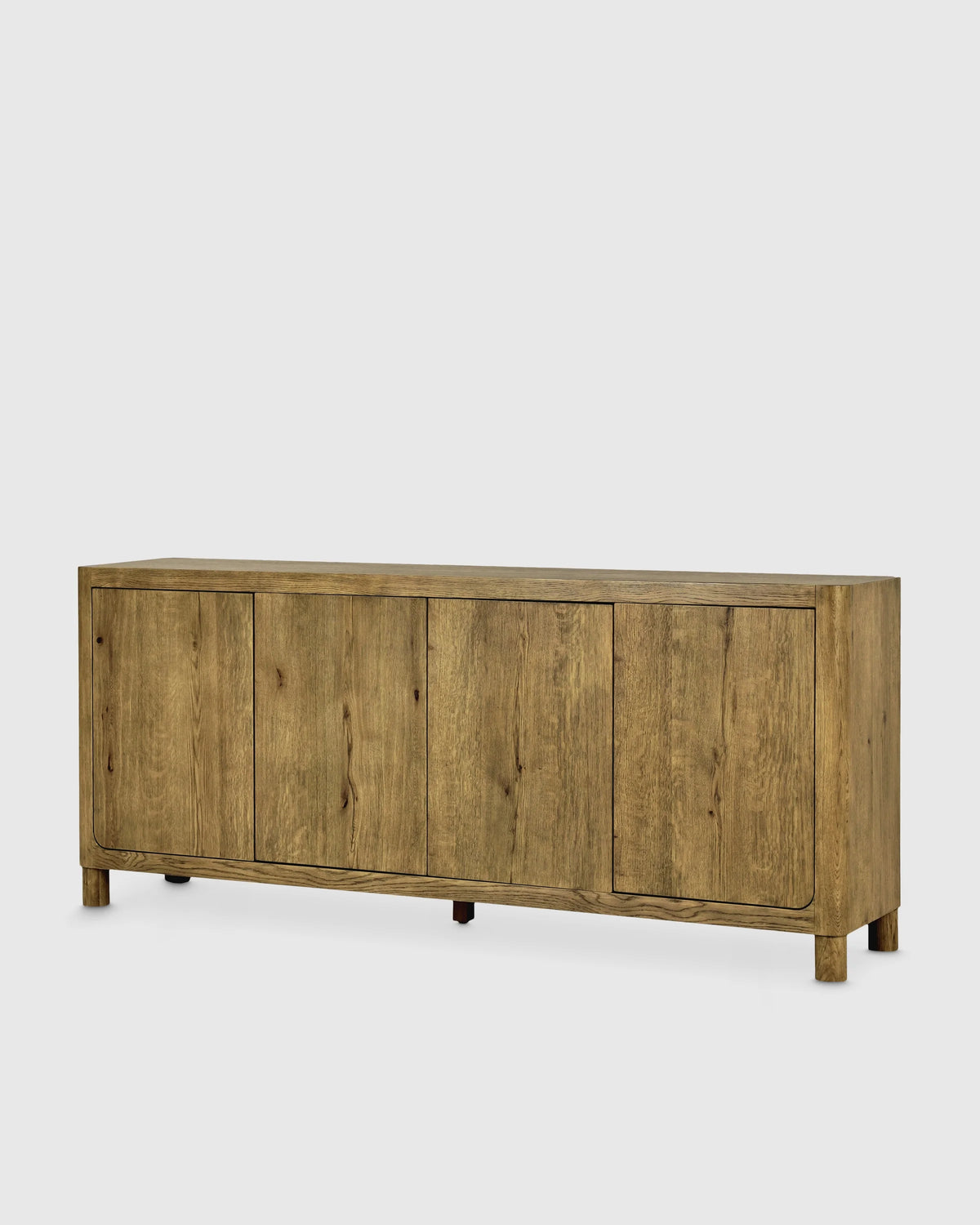 Rustic Oak Sideboard - One Size / Natural