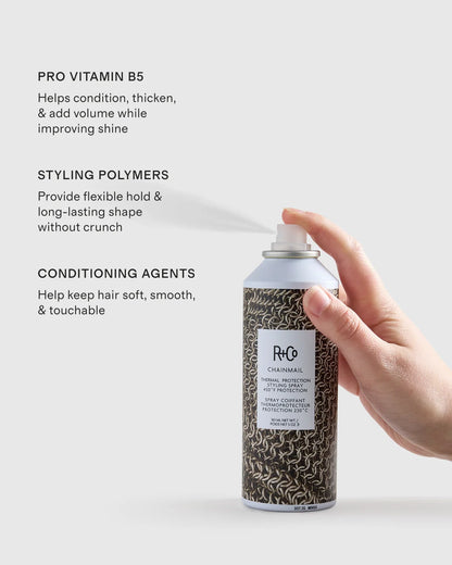 Chainmail Thermal Protection Styling Spray by R+Co - One Size / No Color