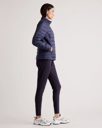Lightweight Down Packable Puffer Jacket - XS / Black