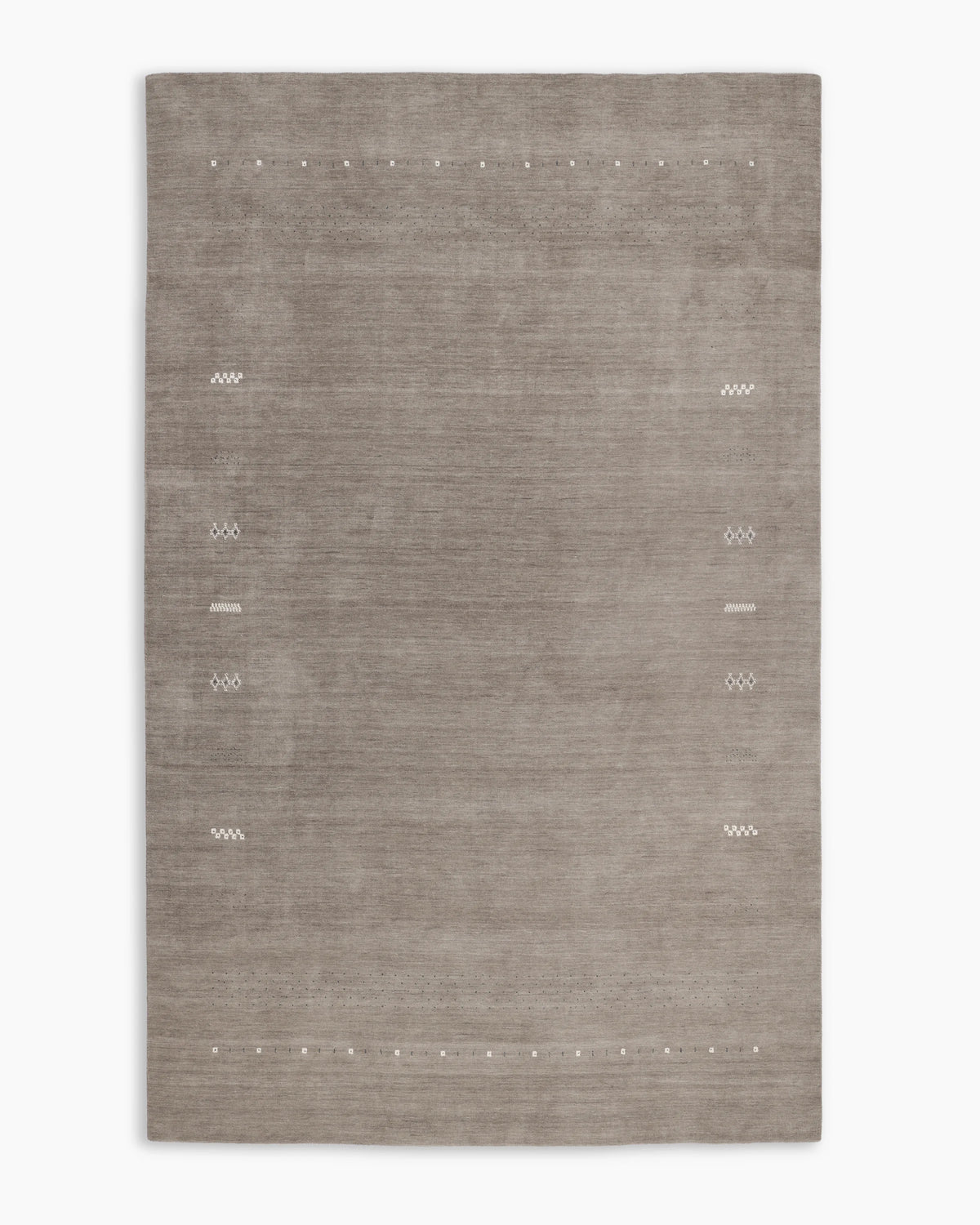 Indie Hand-Loomed Wool Rug - 5' x 8' / Taupe