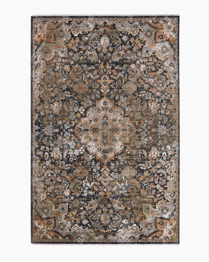 Sari Performance Rug - 5'3" x 7'10" / Spice/Gold