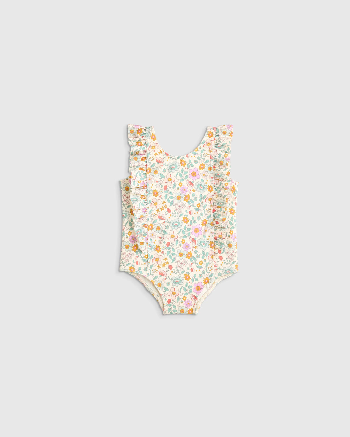 Ruffle One Piece Swimsuit - 0-3M / Pineapple
