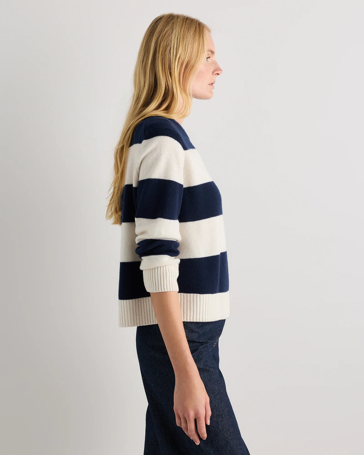 Mongolian Cashmere Oversized Crewneck Sweater - XS / Brown