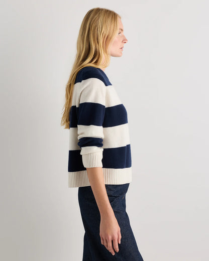 Mongolian Cashmere Oversized Crewneck Sweater - XS / Brown