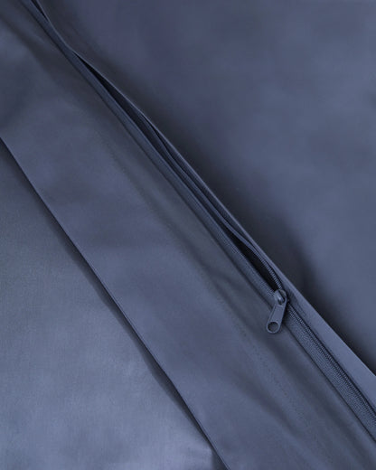 Signature Giza Cotton Sateen Duvet Cover - Twin / Light Grey
