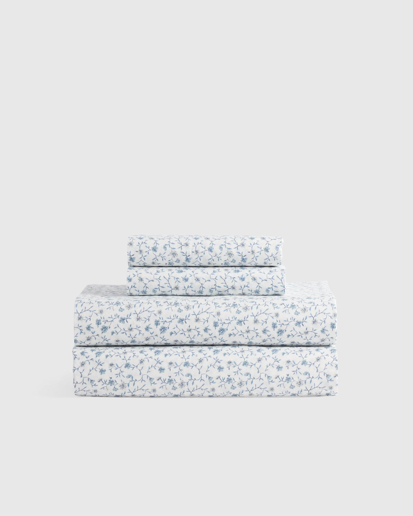Organic Crisp Percale Sheet Set - Twin / White
