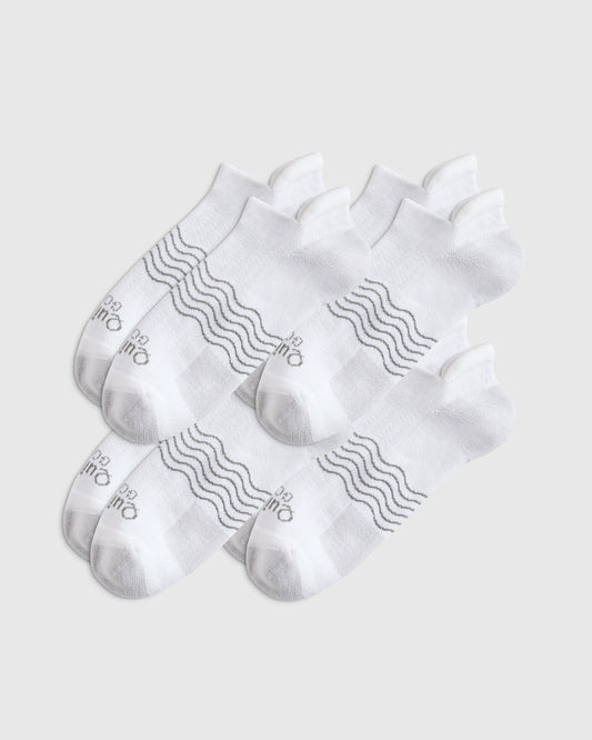 Performance Golf Ankle Socks (4-pack) - S / White
