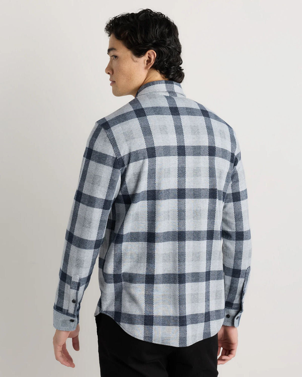 Stretch Sweater Fleece Shirt - S / Off-White