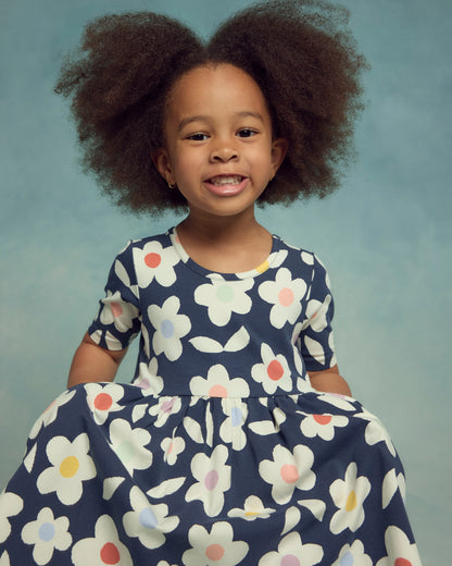 Organic Cotton Skater Dress - 2T / Sweet Cherries