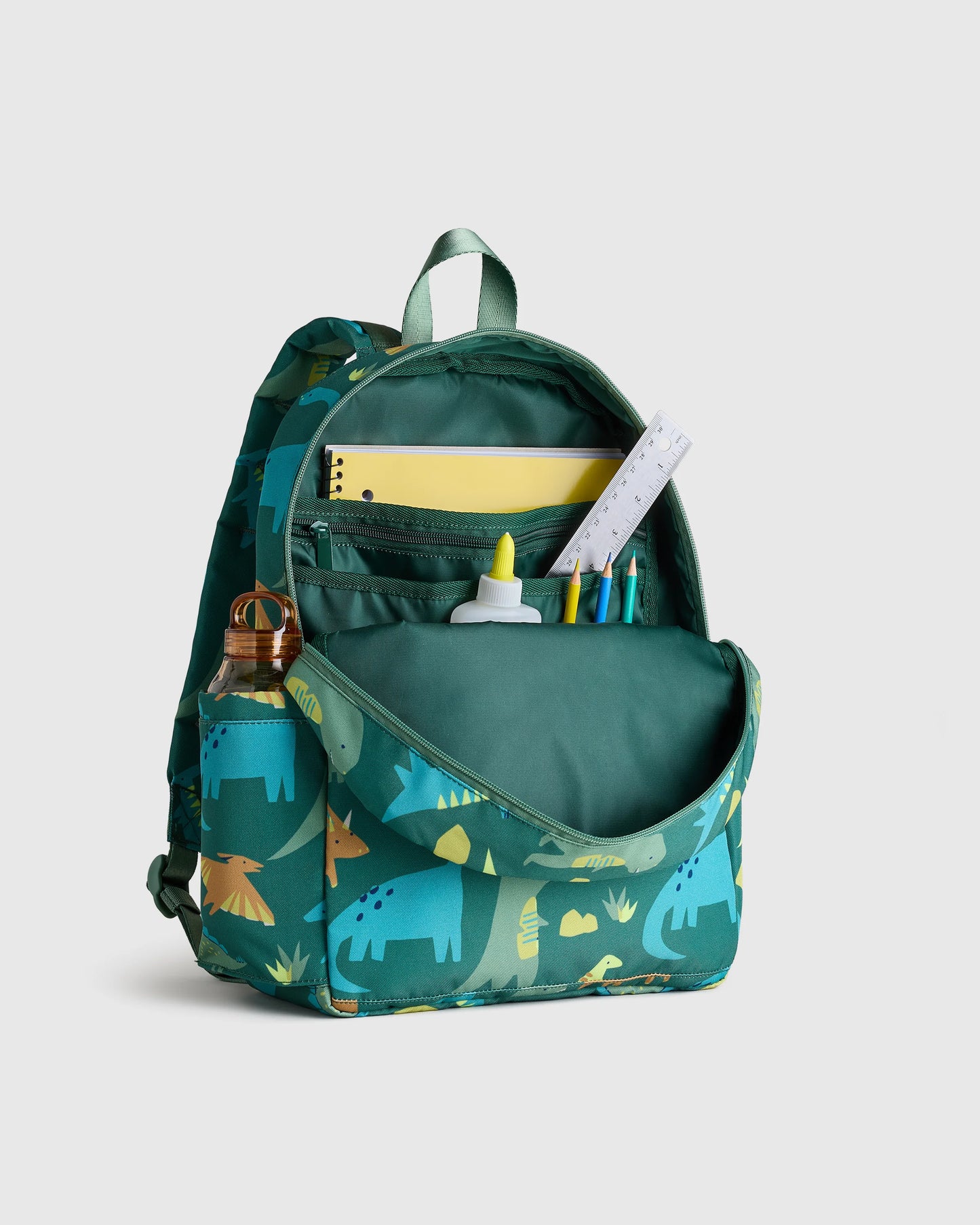 Recycled Double Pocket Backpack - One Size / Rainbow Clouds