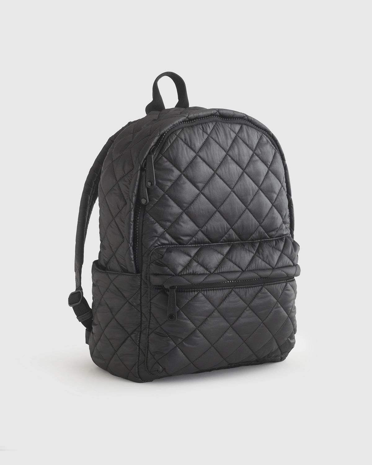 Transit Quilted Commuter Backpack - One Size / Taupe Brown