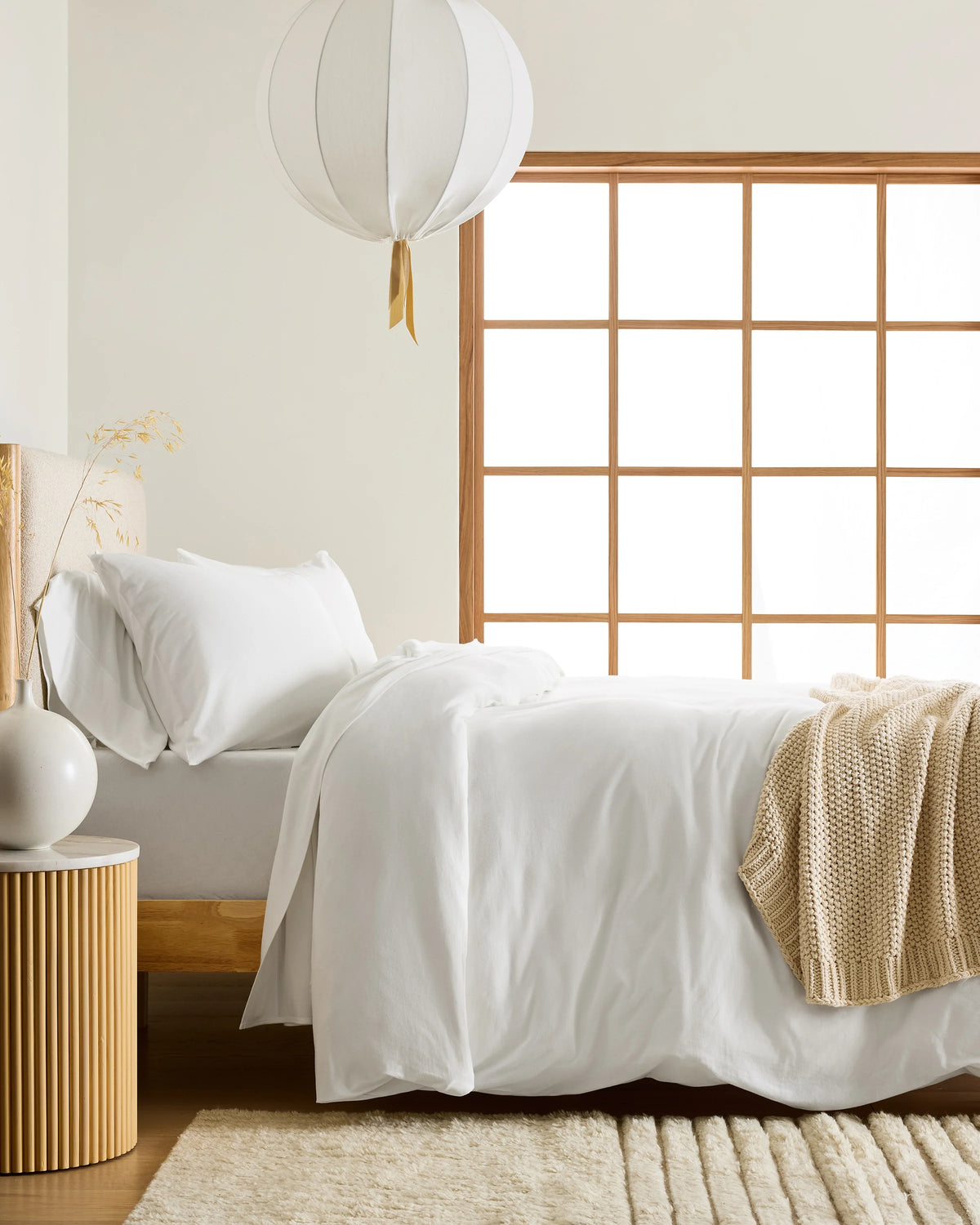 Organic Jersey Duvet Cover - Twin / Light Blue