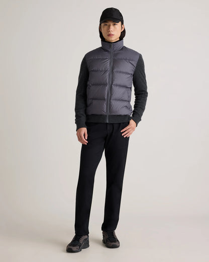 Mixed Media Down and Cashmere Jacket - S / Black